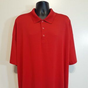 CALLAWAY Golf Performance Polo Shirt Red 3XLT